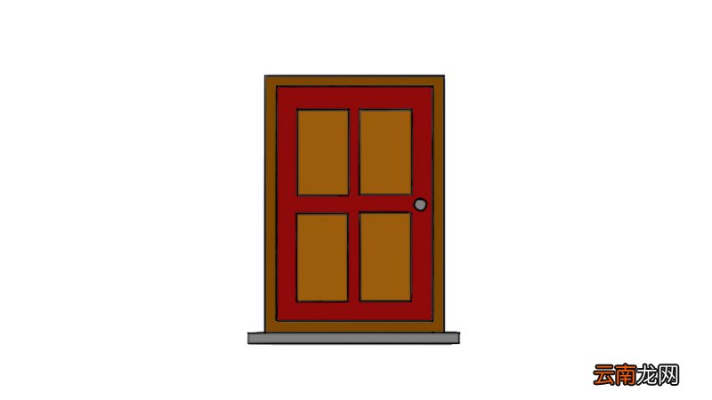 门简笔画 门怎么画