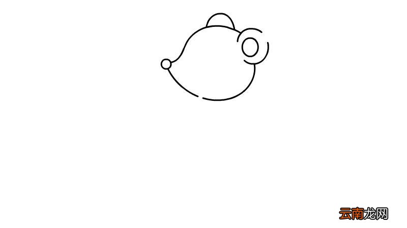 元旦老鼠简笔画 鼠年元旦的简笔画
