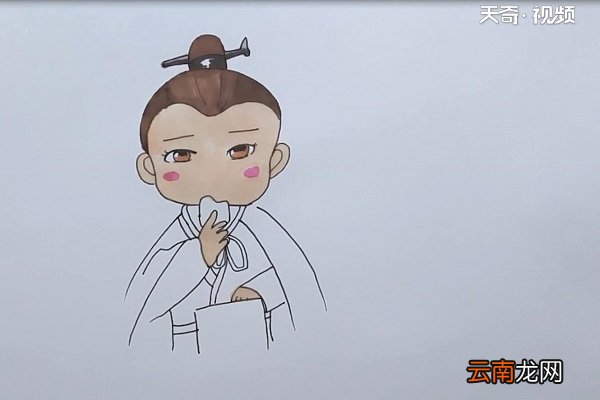 知否朱一龙简笔画