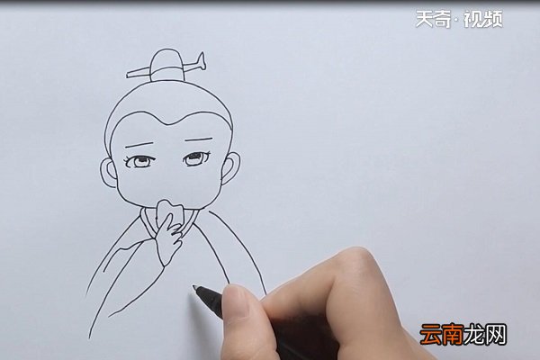 知否朱一龙简笔画