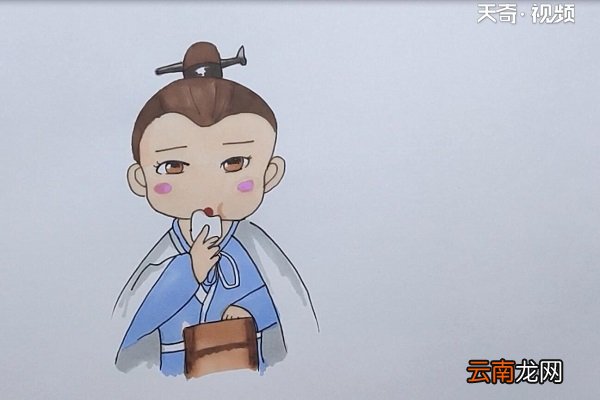 知否朱一龙简笔画