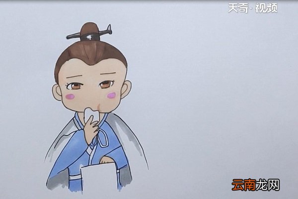 知否朱一龙简笔画