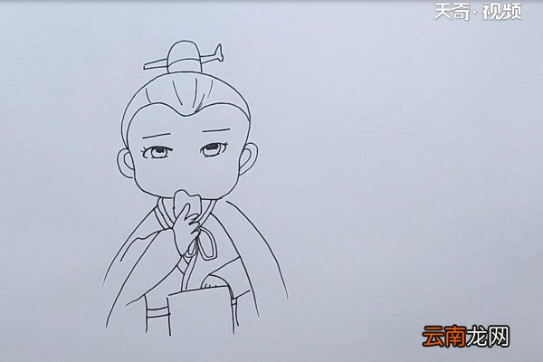 知否朱一龙简笔画