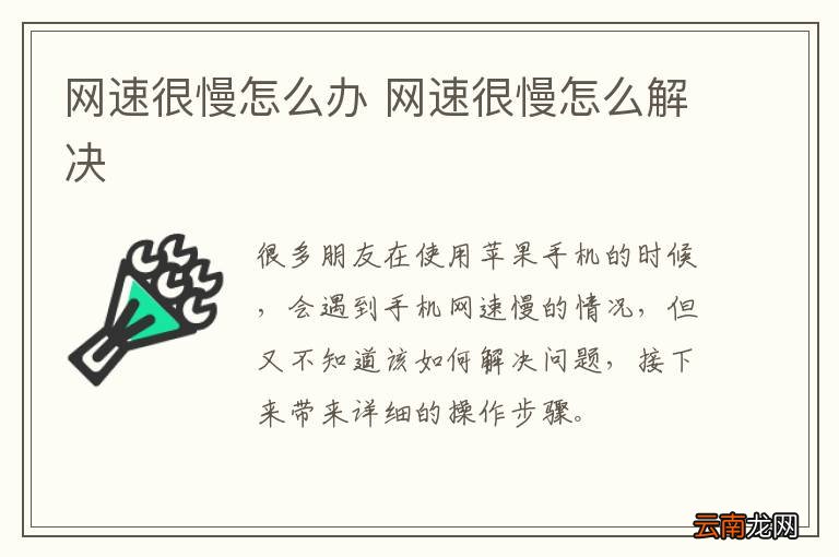 网速很慢怎么办 网速很慢怎么解决