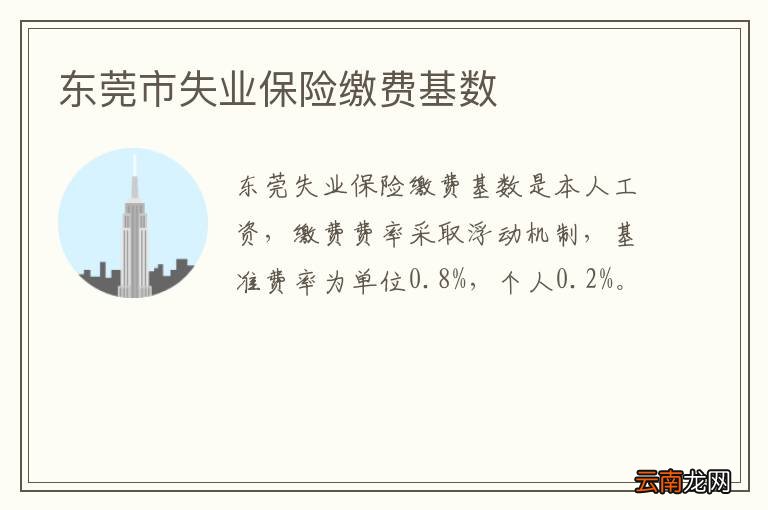 东莞市失业保险缴费基数