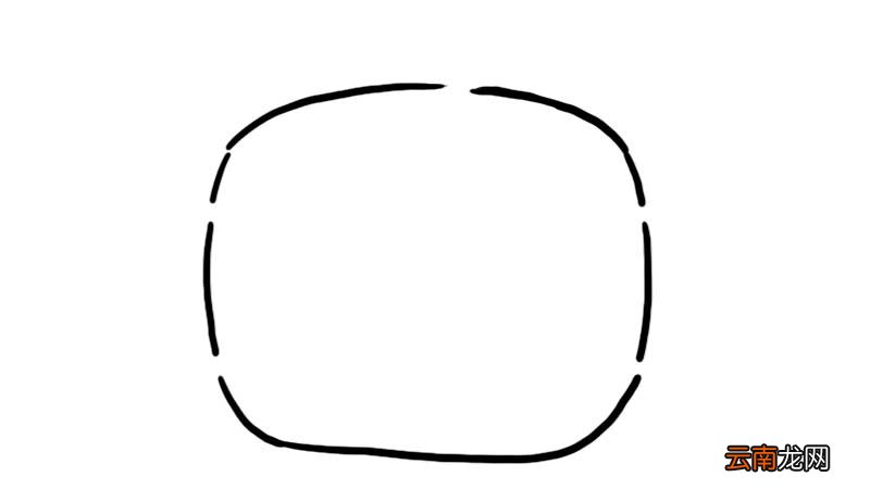 春节敲鼓简笔画