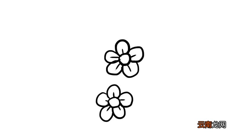 梅花树枝简笔画