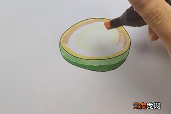 哈密瓜简笔画