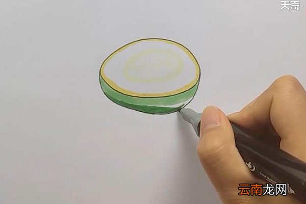 哈密瓜简笔画