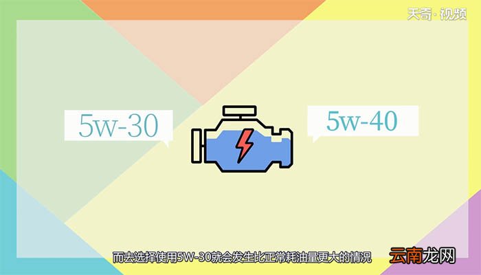 5w30和5w40的区别 5w30和5w40的不同