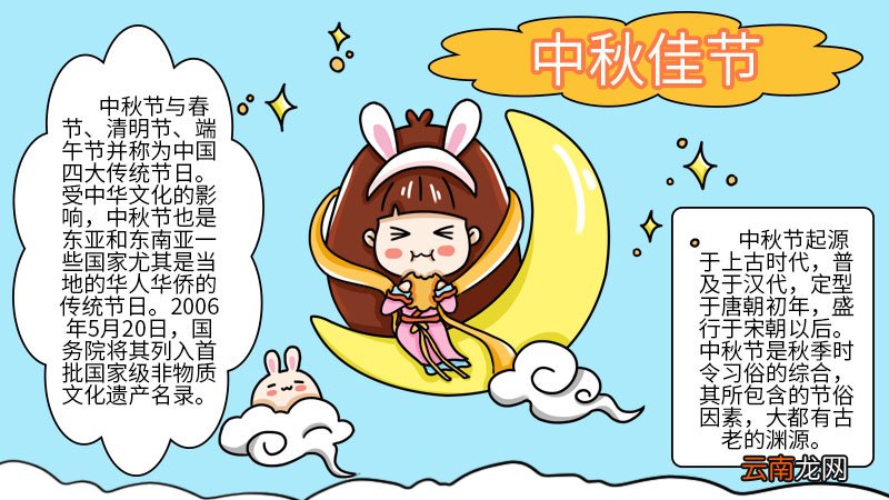 中秋快乐的手抄报画法 中秋快乐的手抄报怎么画