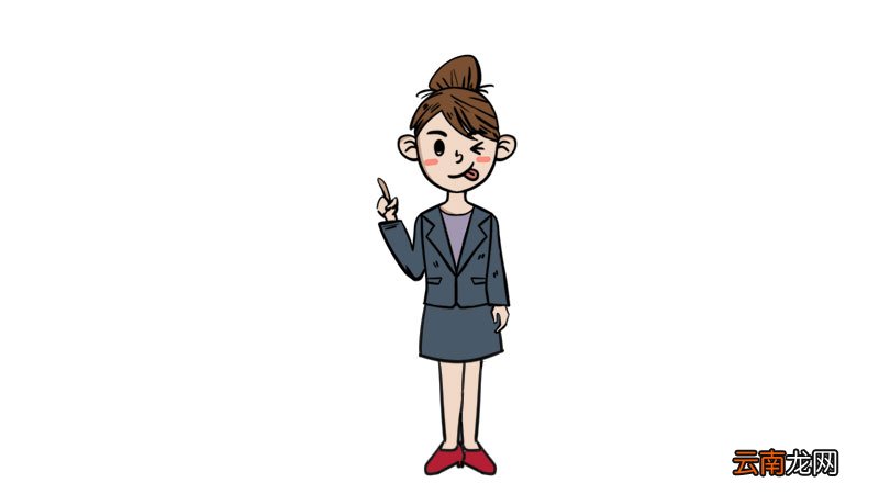 漫画女生简笔画