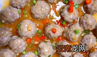 蒸牛肉丸子的做法大全家常 蒸牛肉丸子的做法