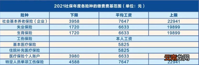 2022东莞市社保缴纳基数及比例