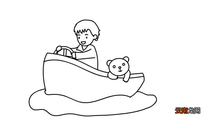 开船简笔画怎么画开船简笔画画法