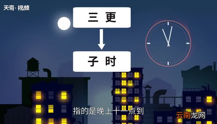三更半夜的三更指的是几点半夜三更是什么时辰