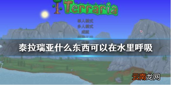 泰拉瑞亚什么东西可以在水里呼吸 泰拉瑞亚水下呼吸方法