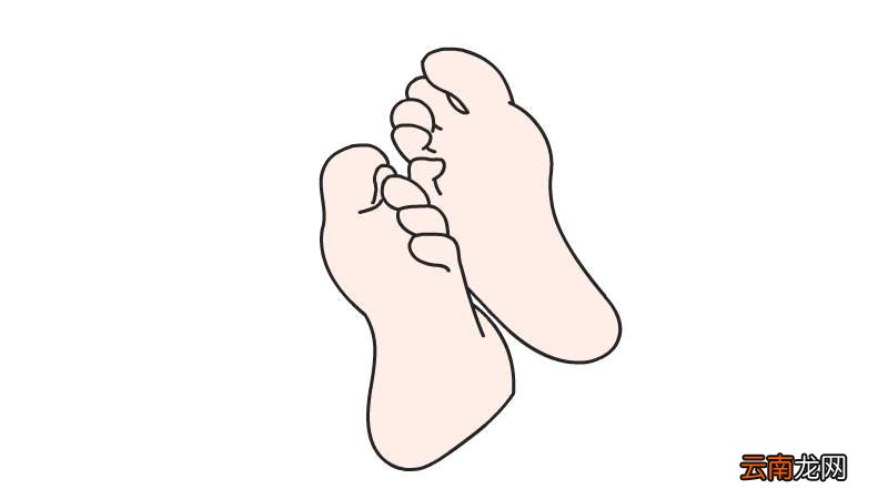 脚丫简笔画