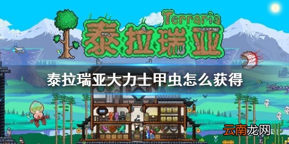 泰拉瑞亚大力士甲虫怎么获得 泰拉瑞亚力神甲虫获得方法