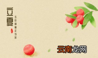 描写立夏节气的句子 立夏节气的句子