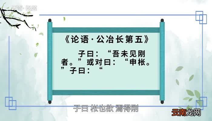 无欲则刚的意思 无欲则刚的出处
