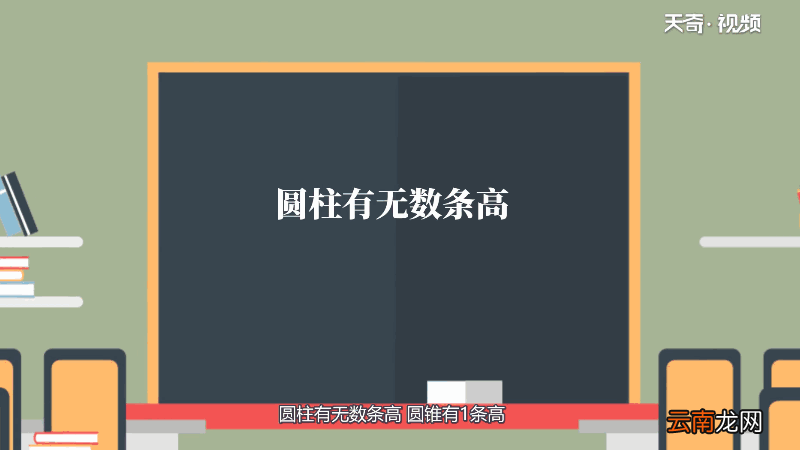 圆柱有几条高、圆锥有几条高 圆柱和圆锥分别有几条高