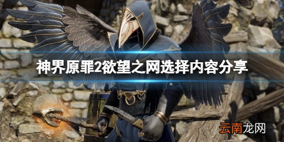 神界原罪2欲望之网选什么好 欲望之网选择内容分享