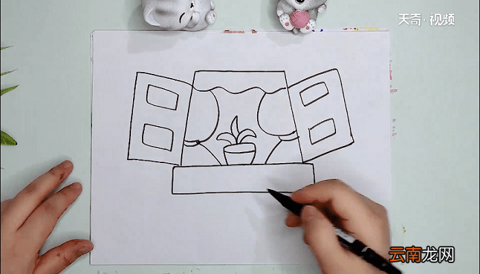 勤通风简笔画 勤通风画报