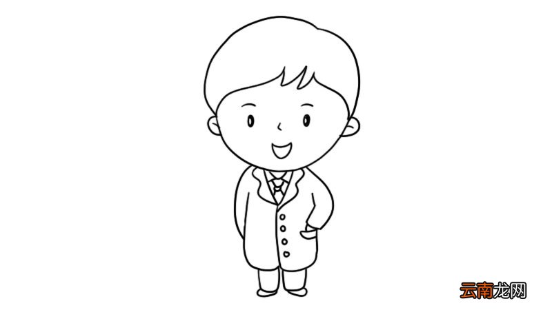 医生简笔画步骤医生简笔画教程
