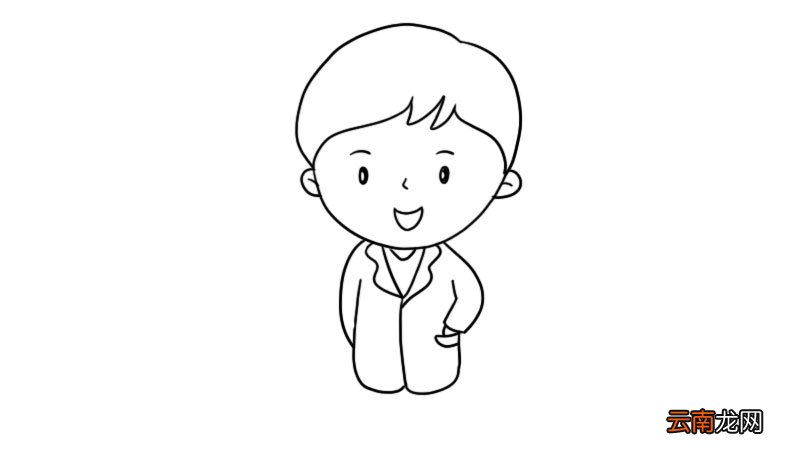 医生简笔画步骤医生简笔画教程