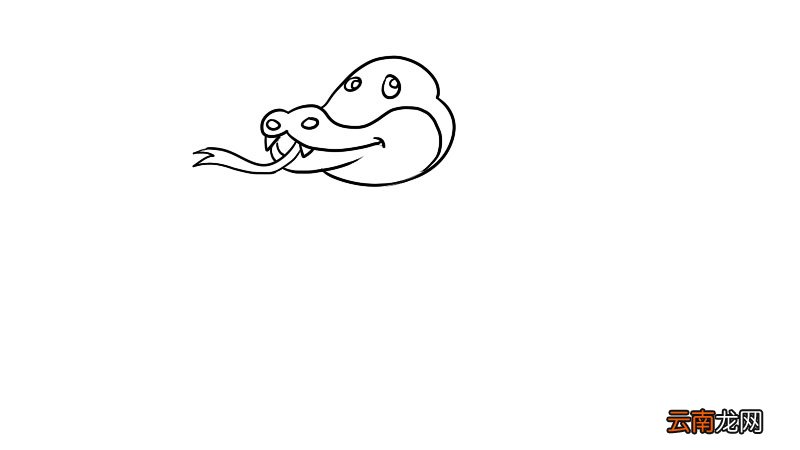 巨蟒怎么画简笔画怎么画巨蟒简笔画