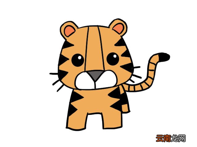 老虎简笔画 老虎怎么画