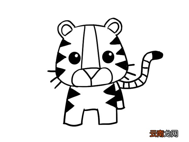 老虎简笔画 老虎怎么画