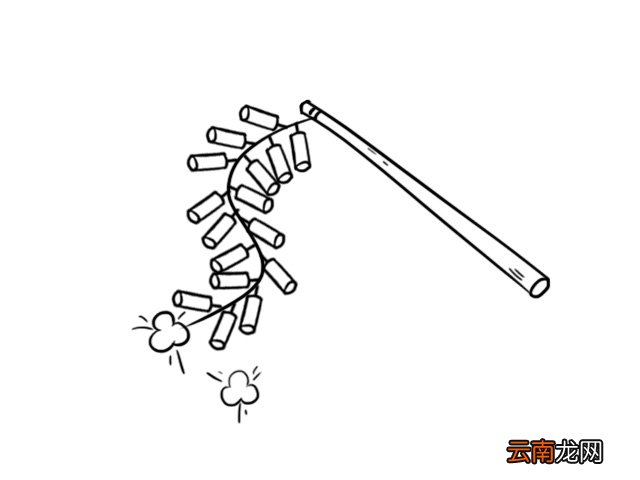 鞭炮怎么画