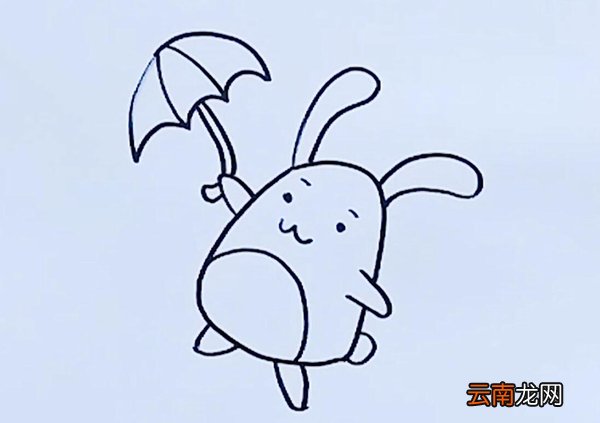 兔子和雨伞简笔画兔子和雨伞简笔画步骤