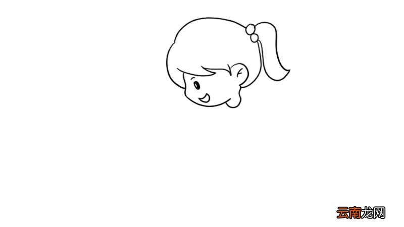 看书的小孩简笔画