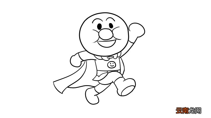 面包超人简笔画