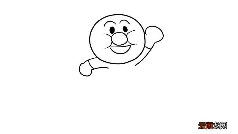 面包超人简笔画