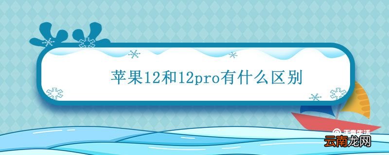 苹果12和12pro有什么区别 iphone12最佳入手时间
