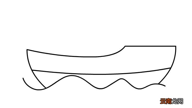 轮船简笔画的步骤轮船简笔画的画法