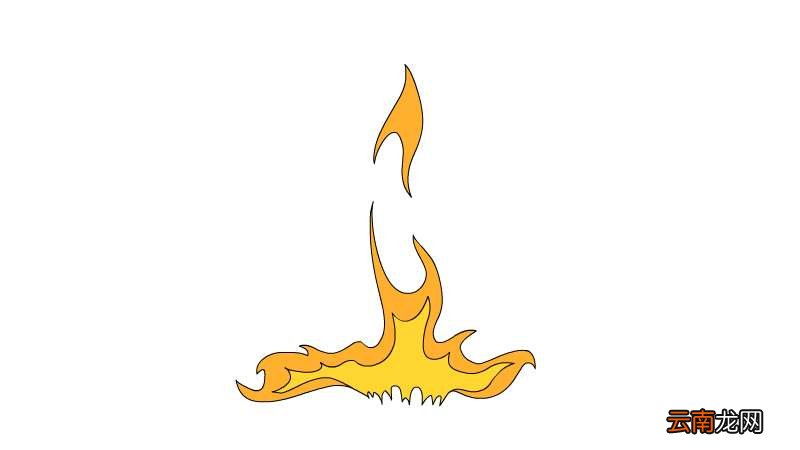 小火苗简笔画