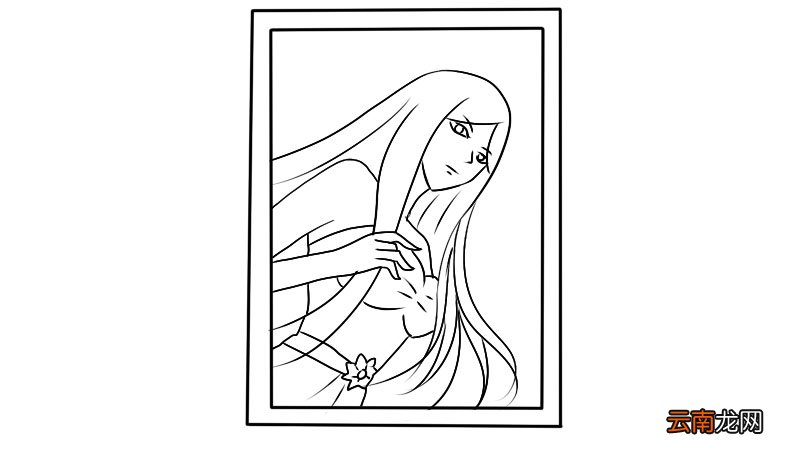 叶罗丽公主简笔画