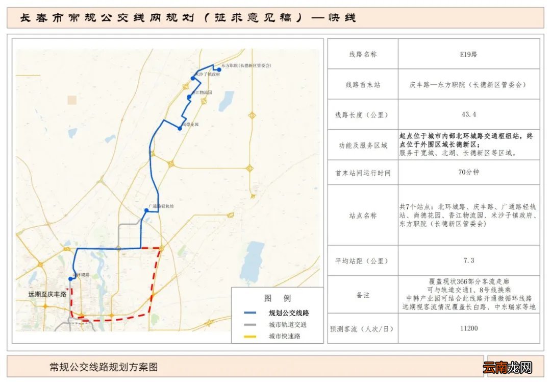长春计划开通18条公交快线 公交路线图及站点设置汇总