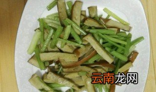 芹菜炒香干 芹菜炒香干如何做