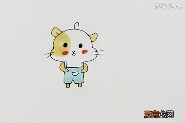 仓鼠弟弟简笔画
