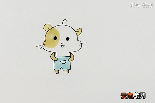 仓鼠弟弟简笔画