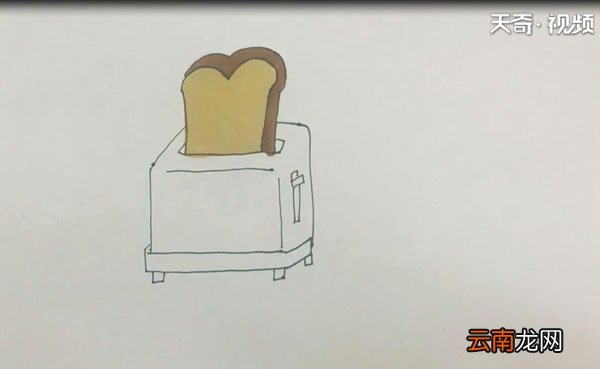 面包机简笔画