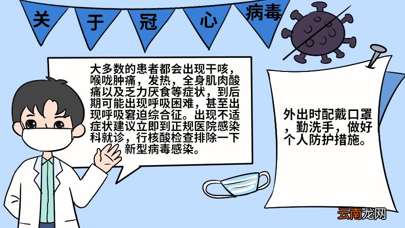 关于冠心病毒的手抄报 关于冠心病毒的手抄报画法