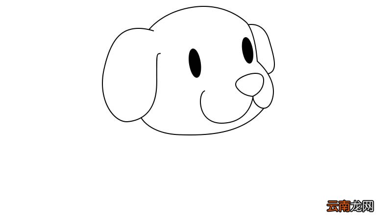 狗简笔画 狗的画法