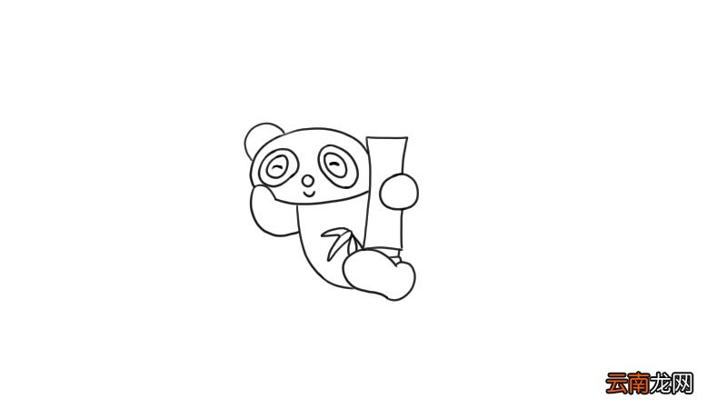 可爱的大熊猫简笔画